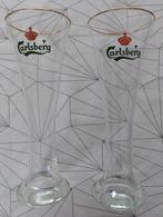 2 grote vintage Carlsberg glazen, Verzamelen, Biermerken, Ophalen, Zo goed als nieuw, Glas of Glazen, Overige merken