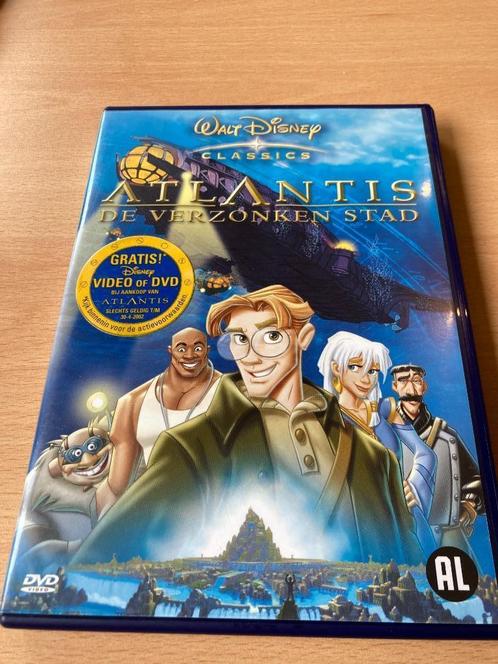 DVD Atlantis Disney, Cd's en Dvd's, Dvd's | Tekenfilms en Animatie, Zo goed als nieuw, Amerikaans, Tekenfilm, Alle leeftijden