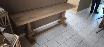 Table console en chene massif  beschikbaar voor biedingen