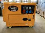 Stroomgroep/generator Diesel Nieuw 8500w 24mnd garantie, 10 à 30 kVA, Démarrage électrique, Enlèvement ou Envoi, Huile diesel