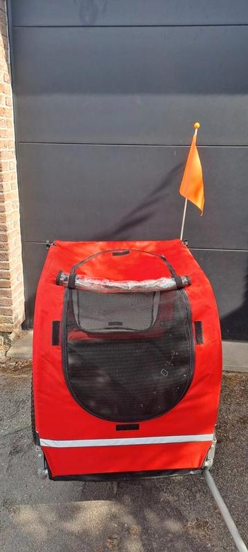 Rode hondenfietscar, Fietsen en Brommers, Ophalen, Zo goed als nieuw