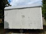 Mooie pipowagen (op te knappen) 2m22X3m60, Doe-het-zelf en Bouw, Bouwketen en Schaftketen, Ophalen, Gebruikt