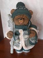 Mooie Vintage beer op wintervakantie in hars Nieuw 40H 30B, Verzamelen, Ophalen, Nieuw, Beeldje, Overige merken