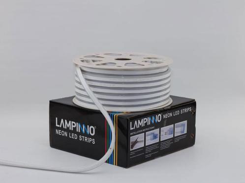 50m Neon LED Strip 3000K - IP65 (Waterdicht) + 3 Adapters, Doe-het-zelf en Bouw, Elektriciteit en Kabels, Nieuw, Overige typen