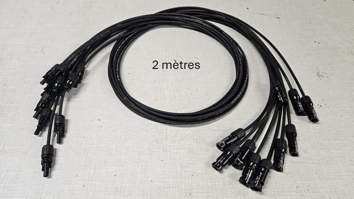 Lots de DC Câbles MC4 Panneaux Photovoltaïques M/F, Doe-het-zelf en Bouw, Zonnepanelen en Toebehoren, Nieuw, Ophalen of Verzenden