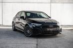 Audi A3 sportback S-Line | zetelverwarming | 19" wielen + ex, Auto's, Audi, Automaat, Zwart, Start-stop-systeem, Zwart