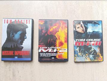 DVD Mission impossible Tom Cruise n 1 - 2 - 3 beschikbaar voor biedingen