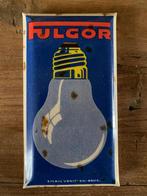 Deurpostje Fulgor (B), Ophalen of Verzenden, Gebruikt, Reclamebord