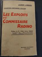 WW1 - les exploits du commissaire RADINO - L.  LOMBARD, Livres, Guerre & Militaire, Utilisé, Enlèvement ou Envoi