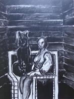 YVAN THEYS / DE ZWARTE PANTER / ZW-W ZEEFDRUK / 63x44cm SIG, Ophalen of Verzenden