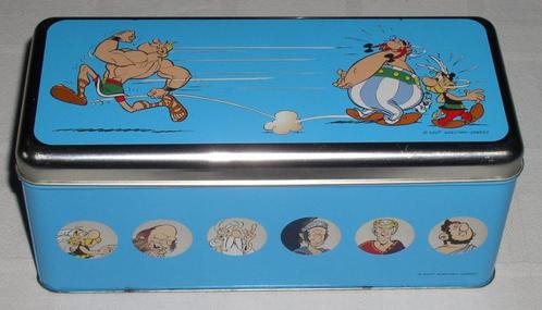 Blikken doos 2007 met Asterix in de hoofdrol Delacre, Verzamelen, Blikken, Gebruikt, Koek(jes), Overige merken, Ophalen of Verzenden
