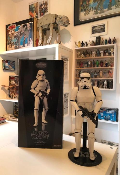 Imperial Stormtrooper sideshow-figuur, Verzamelen, Star Wars, Zo goed als nieuw, Actiefiguurtje