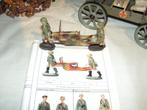 Elastolin machinegeweer + soldaten, Ophalen of Verzenden