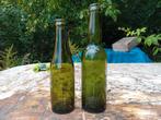 Oude vintage bierflessen brouwerij Huyghe Melle, Ophalen of Verzenden, Gebruikt