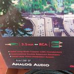 Audioquest Evergreen RCA-naar-mini-jack 8M-kabel, Ophalen of Verzenden, Nieuw, 5 tot 10 meter, Overige kabels
