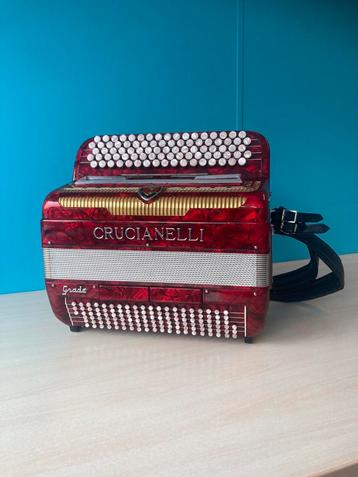 Accordéon Cruccianelli Gradé Do1, Autres marques, Enlèvement ou Envoi, Avec bretelles, Comme neuf