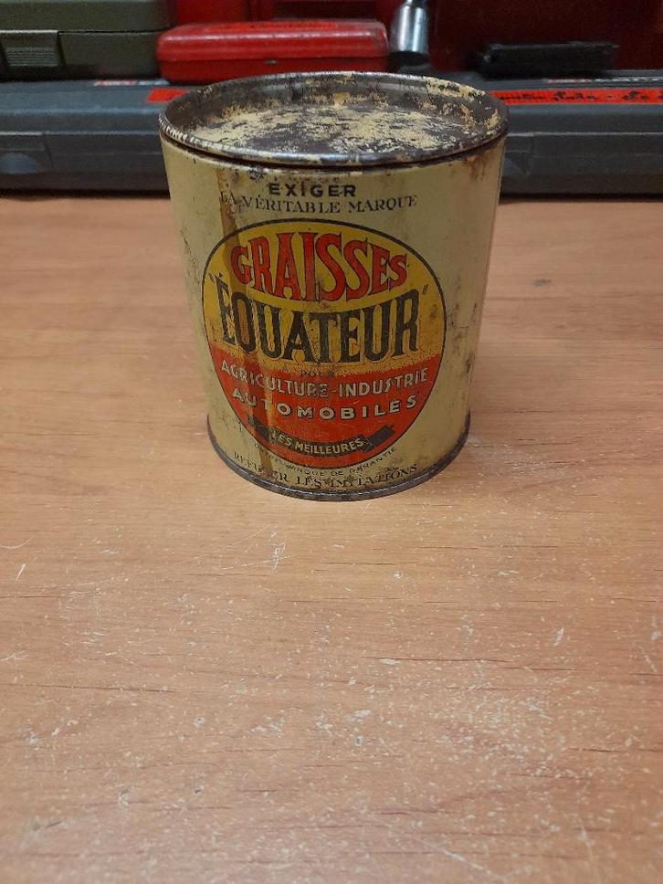 Oude lege vetpot Ecuador, Verzamelen, Merken en Reclamevoorwerpen, Gebruikt, Overige typen, Verzenden