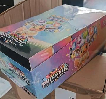 Pokemon Prismatic Evolutions Boosterbundel case  beschikbaar voor biedingen