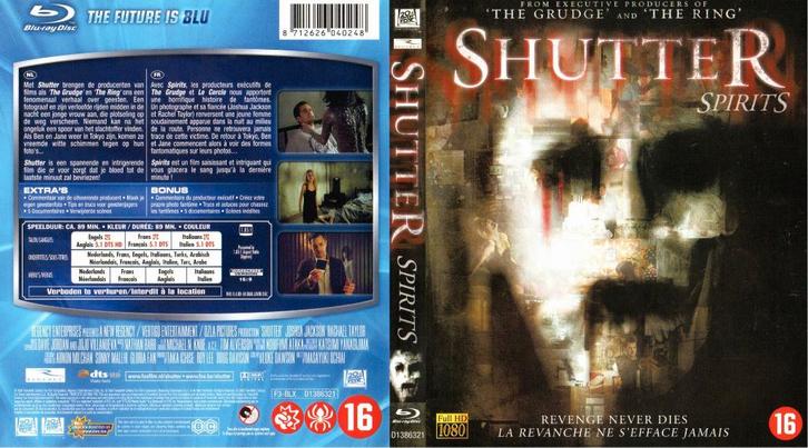 shutter (spirits) (blu-ray) nieuw, Cd's en Dvd's, Blu-ray, Zo goed als nieuw, Horror, Ophalen of Verzenden