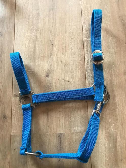 Halster Blauw Cob, Dieren en Toebehoren, Paarden en Pony's | Hoofdstellen en Tuigage, Gebruikt, Overige soorten, Ophalen of Verzenden