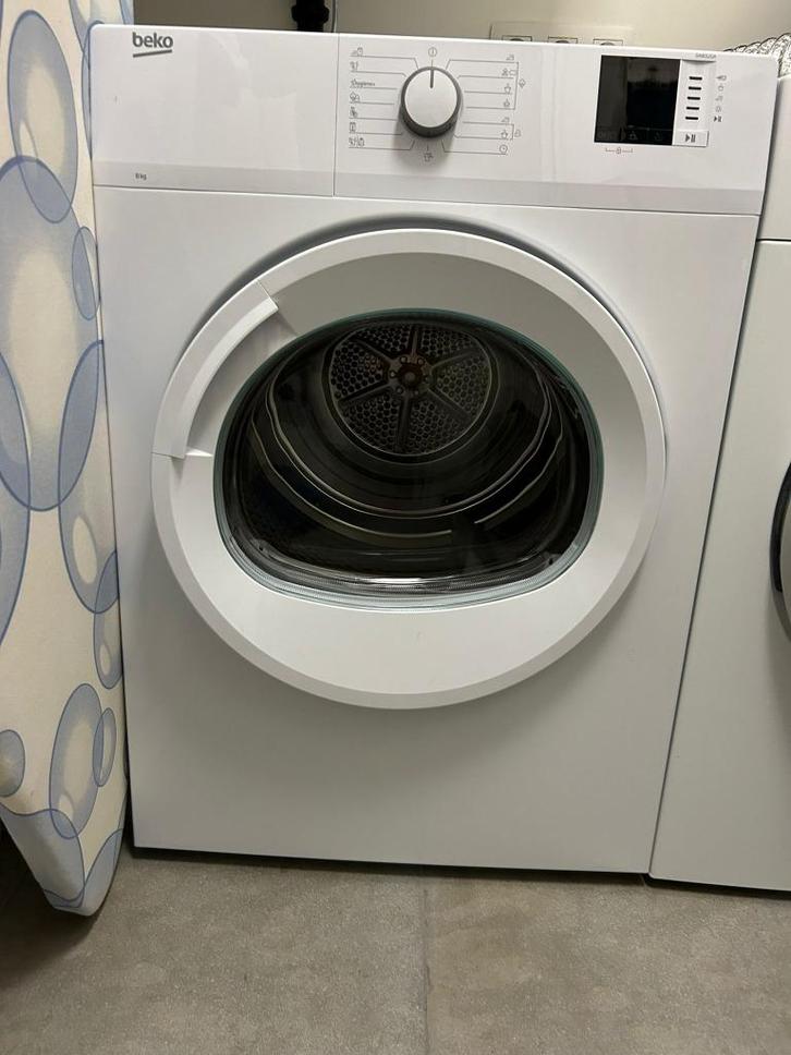 Beko DA8012GA - Luchtafvoerdroger, Electroménager, Sèche-linge, Comme neuf, Évacuation d'air, 6 à 8 kg, 85 à 90 cm, Phase anti-froissage