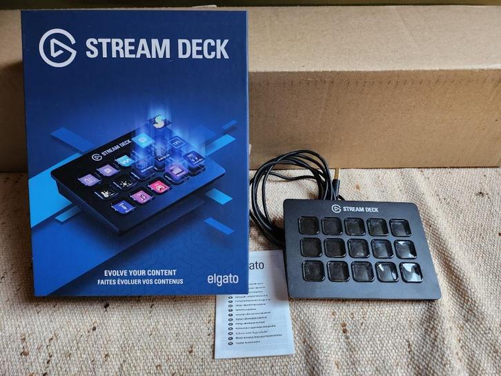 STREAM DECK, Computers en Software, Toetsenborden, Zo goed als nieuw, Overige indelingen, Bedraad, Multimediatoetsen, Ophalen of Verzenden