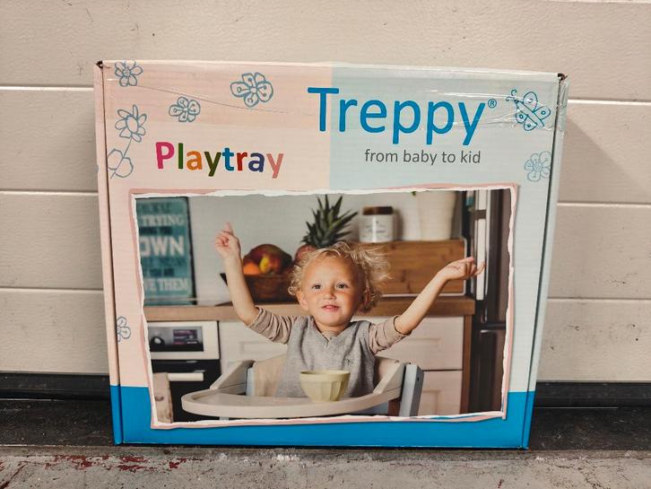 Treppy kindermeegroeistoel ACCESSOIRES, Kinderen en Baby's, Kinderstoelen, Zo goed als nieuw, Meegroeistoel, Afneembaar eetblad