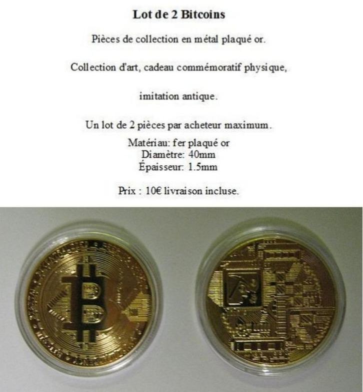 Lot de 2 Bitcoins, Antiek en Kunst, Antiek | Keramiek en Aardewerk, Ophalen of Verzenden