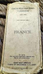 Routekaart van het Amerikaanse leger uit 1944, Verzamelen, Militaria | Tweede Wereldoorlog, Ophalen of Verzenden, Landmacht, Overige typen