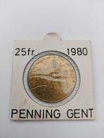 Penning Gent 1980 Gravensteen, Verzamelen, Ophalen of Verzenden
