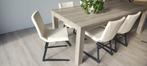 5 stoelen merk XOOON, Huis en Inrichting, Ophalen, Gebruikt, Wit, Metaal