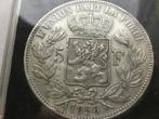 Leopold I 5 francs 1858 zilver, Timbres & Monnaies, Monnaies | Belgique, Argent, Enlèvement, Argent