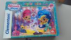 2xKinderpuzzel 4+, 104st, Shimmer&Shine en Disney Fairies, Ophalen, Meer dan 50 stukjes, Gebruikt, 4 tot 6 jaar