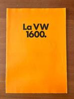 Brochure over de Britse markt van de VW 1600 fastback saloon, Ophalen of Verzenden, Zo goed als nieuw, Volkswagen