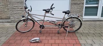 Aluminium E-Tandem met 2 Batterijen, 61 cm ou plus, Utilisé, Prestige, Plus de 20 vitesses