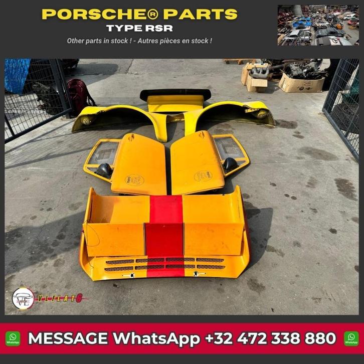 Brede carrosserie van glasvezel — Porsche RSR-stijl, Auto-onderdelen, Carrosserie, Bumper, Oldtimer onderdelen, Porsche, Gebruikt