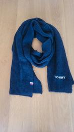 Écharpe laine Tommy Hilfiger bleu marine, Comme neuf, Tommy Hilfiger, Enlèvement ou Envoi, Écharpe