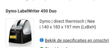Dymo labelwriter 450