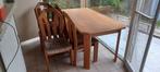 Eiken tafel met 6 stoelen, Huis en Inrichting, Tafels | Eettafels, Ophalen, Gebruikt, Eikenhout, Vijf personen of meer