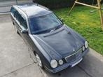 Mercedes E220 CDI Break Avantgarde – 2001, Auto's, Mercedes-Benz, Zwart, 4 cilinders, Leder, Particulier