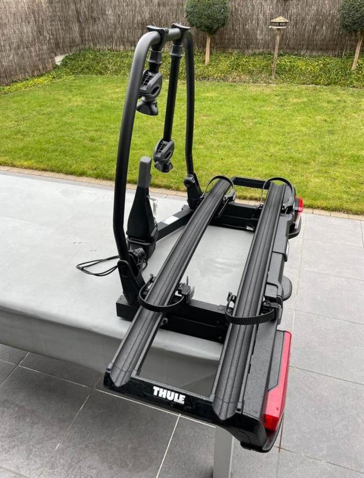 Thule XT fietsendrager passen op VW California, Auto diversen, Fietsendragers, Nieuw, Trekhaakdrager, 2 fietsen, Brede banden