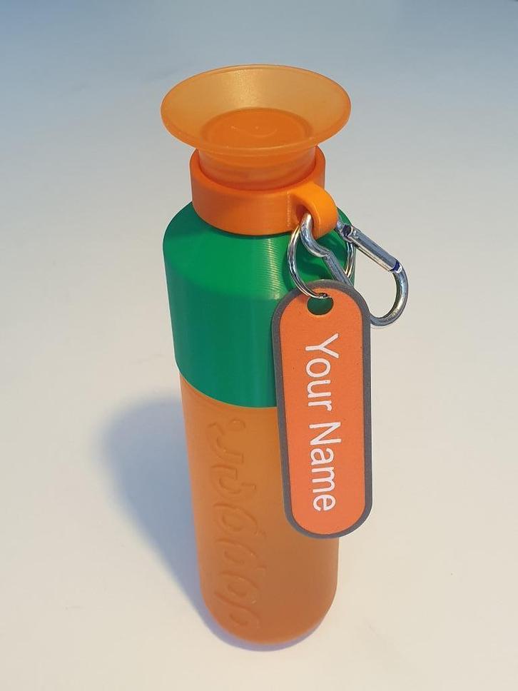 Col de bouteille, étiquette et support décoratifs pour Doppe, Sports & Fitness, Gourdes d'eau, Neuf, Enlèvement ou Envoi