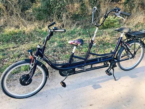 Electrische Huka Copilot tandem te koop., Fietsen en Brommers, Fietsen | Tandems, Gebruikt, Ophalen of Verzenden