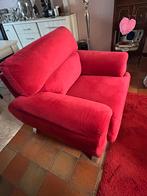 2 fauteuils rouge velours /350   eu (+   Le 3 places Gratuit, Enlèvement, Utilisé, Une personne