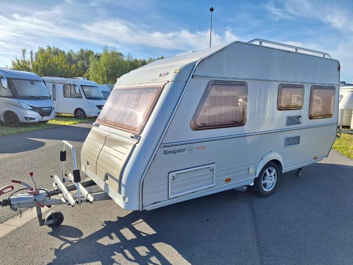Kip Navigator 44 TDB, Caravans en Kamperen, Caravans, Bedrijf, tot en met 4, 750 - 1000 kg, Standaardzit, Kip, Frans bed, Omvormbare zithoek