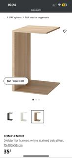 Pax Ikea séparateur intérieur avec étagères, Avec tablette(s), Moins de 100 cm, Autres essences de bois, Enlèvement