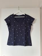 Donkerblauwe T-shirt Terre Bleue (maat 42), Maat 42/44 (L), Ophalen of Verzenden, Korte mouw, Gedragen