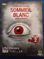 Jeu escape thriller: sommeil blanc, Hobby & Loisirs créatifs, Comme neuf, Enlèvement ou Envoi, Jeu escape thriller