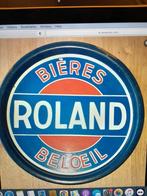 plateau émaillé chercher, Ophalen, Gebruikt, Reclamebord