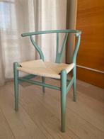 Wishbone chais wishbone stoelen mintgreen, Enlèvement, Comme neuf